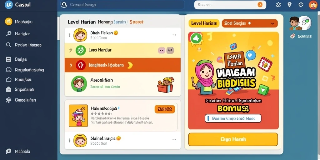 Pengalaman bermain yang menyenangkan dan menantang.