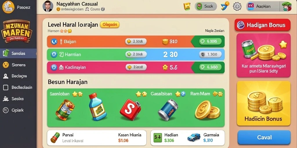 Sistem leaderboard yang memungkinkan kompetisi dengan pemain lain.