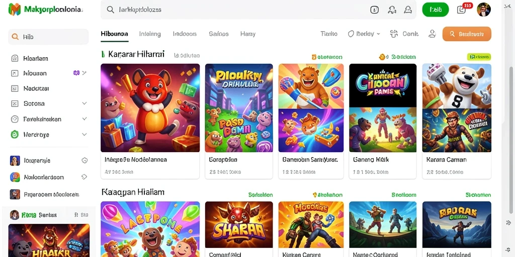 Karakter-karakter unik yang dapat dimainkan.