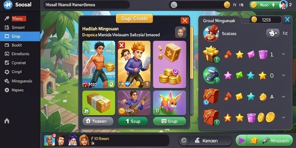 Sistem reward unik yang menguntungkan.