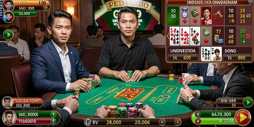 Screenshot menggambarkan karakter utama yang siap berpetualang.