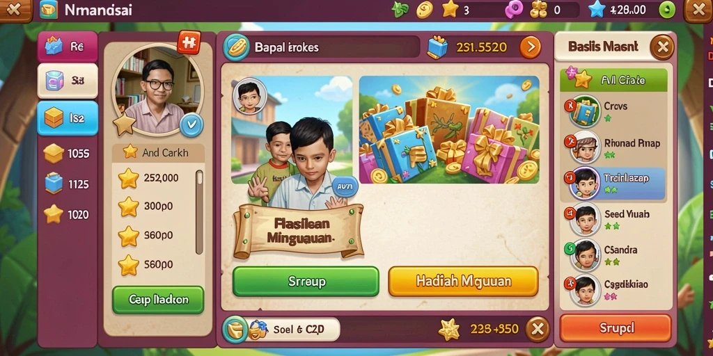 Karakter-karakter unik yang bisa dipilih dan dimainkan di SEHOKI.
